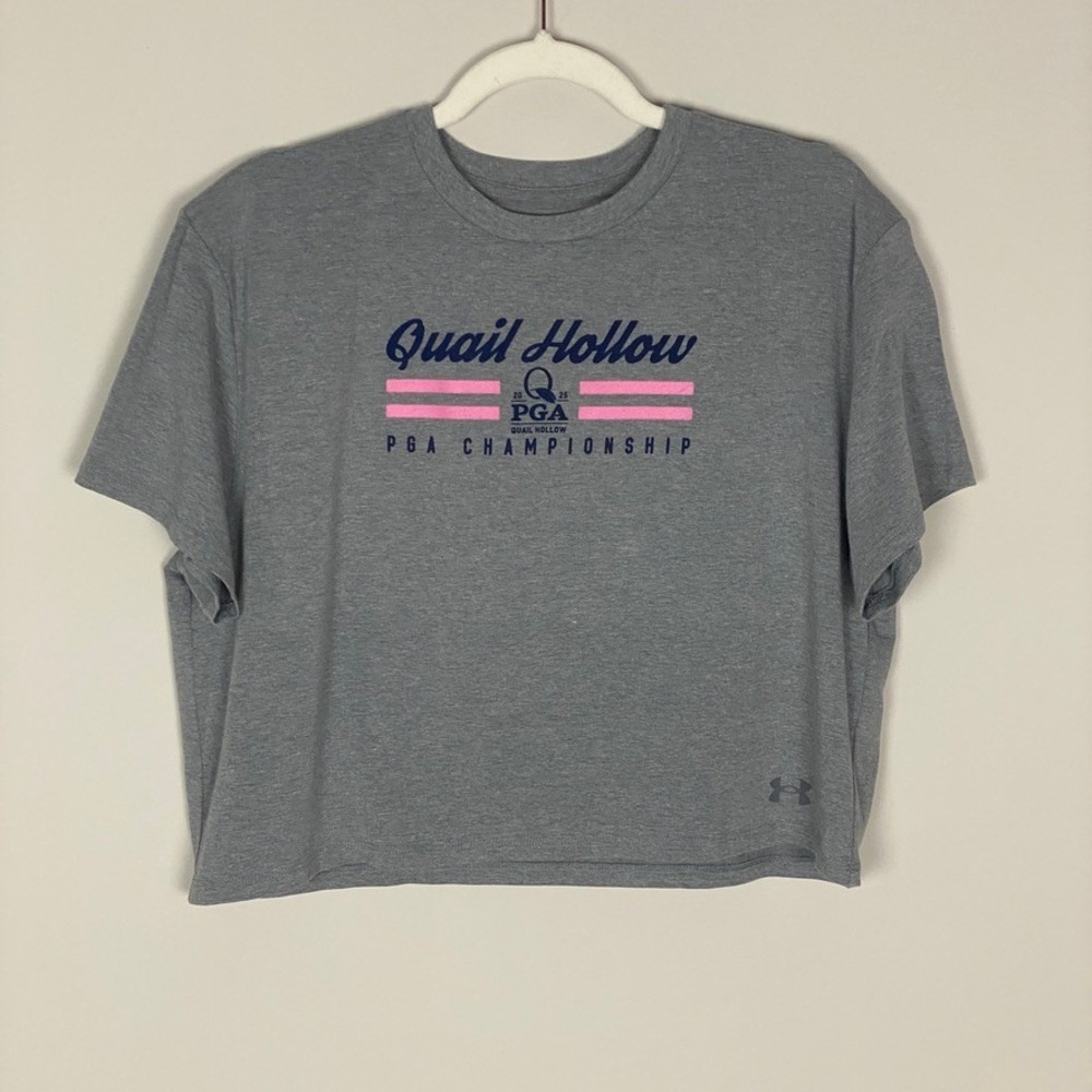 Under Armour Quail Hollow PGA Championship Crop Top Womens Medium Golf Charlotte